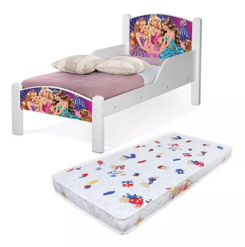 Mini Cama Infantil - Barbie