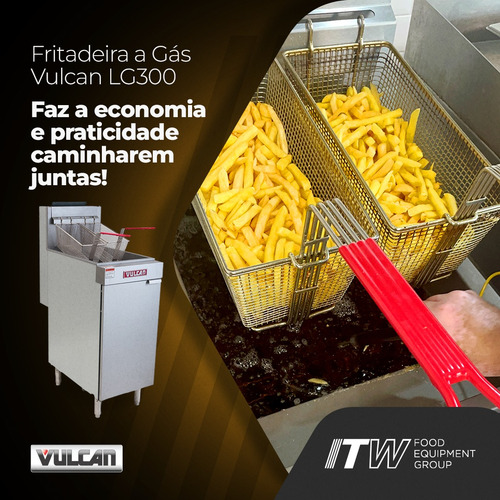 Fritadeira Óleo Zona Fria A Gás Lg300 Vulcan