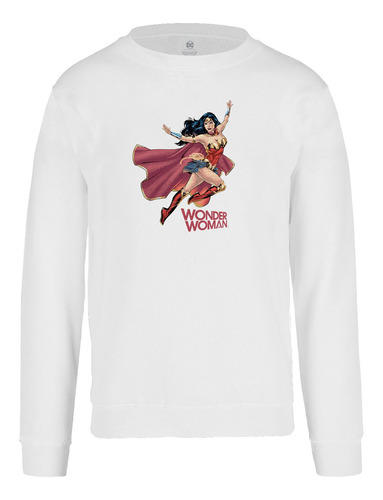 Sudadera Suéter Mujer Y Hombre Wonder Woman Original Open
