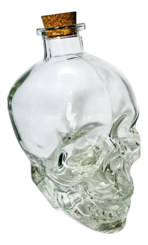 Licorera 750 Ml Vidrio Cráneo 