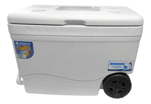 Cava Playera Con Ruedas 55 Litros 58qts Ice Roller Marine /