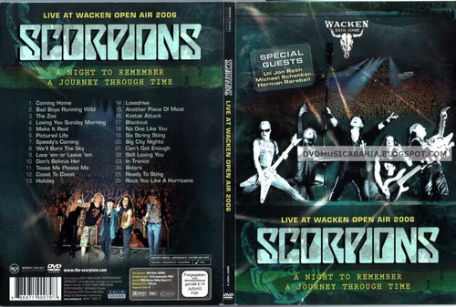 Scorpions - Live At Wacken Open Air 2006 Dvd - S