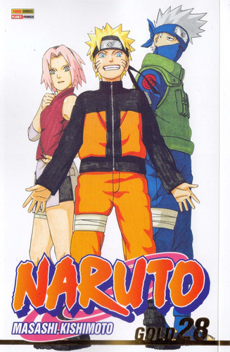Naruto Gold Vol. 28, de Kishimoto, Masashi. Editora Panini Brasil LTDA, capa mole em português, 2017