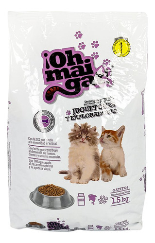 Alimento Para Gato Pequeño ohmaigat 1.5 Kilos