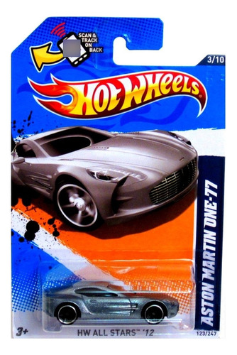 Aston Martin One-77 Hot Wheels Mattel Hw All Stars 2012 Plat