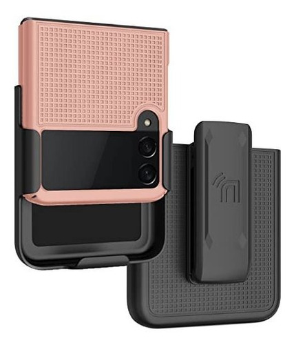Funda Con Clip Para Samsung Z Flip 3 (rosa)