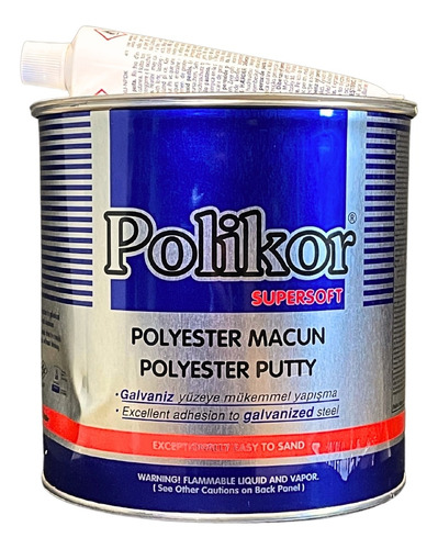 1 Galon Masilla Automotriz Supersoft Polikor Putty S/poro Eu