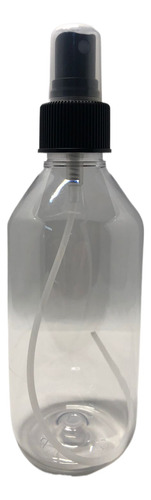 Botella Transparente 250 Ml Con Atomizador Spray - 50 Pzs