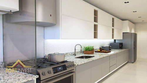 Imagem 3 de 7 de Apartamento Com 2 Dormitórios À Venda, 79 M² Por R$ 340.000,00 - Aviação - Praia Grande/sp - Ap3624