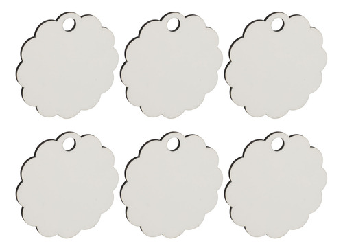 Placas De Identificación Por Sublimación Inacabadas, 30 Unid