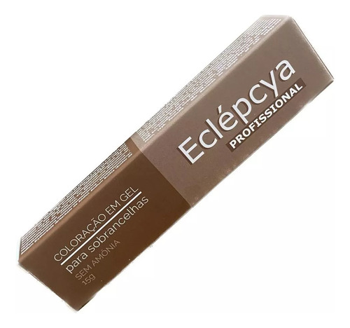 Tinta Para Sobrancelhas Gel Sem Amonia Eclepcya Com Oxidante