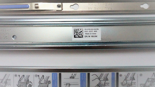 C597m Riel Dell R210, R310, 410, R415 1u C597m (Usado)