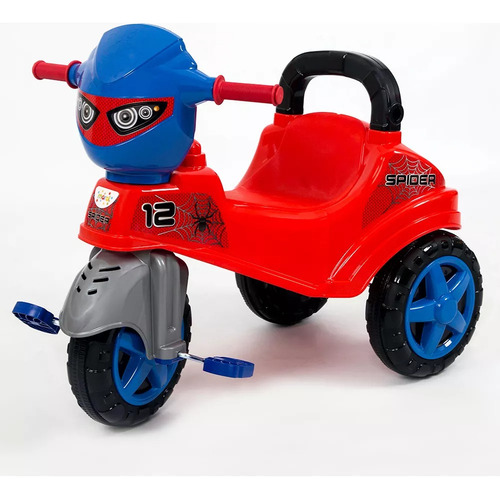 Triciclo Infantil Pedal Carrinho De Empurrar Com Haste
