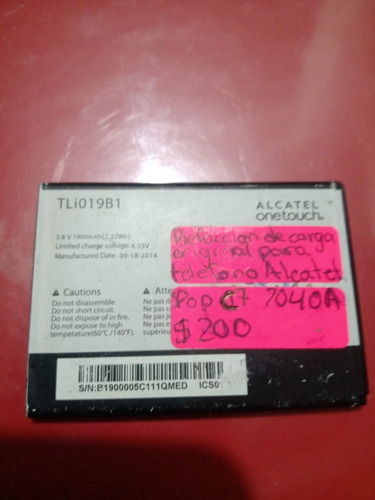 Bateria Original Alcatel Tli019b1