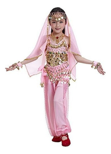 Kids Princess Girl Indian Belly Dance Costume Cosplay