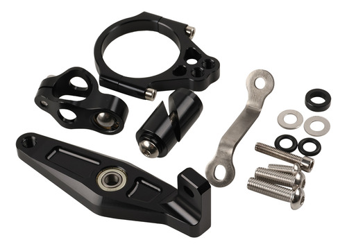Soporte De Amortiguador Dirección Para Yamaha Mt09 2021-2024 Color Black + Bracket