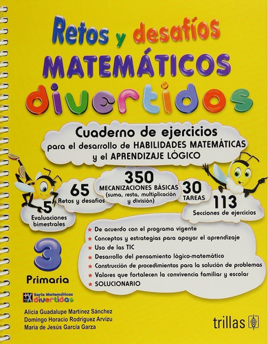 Retos Y Desafíos Matemáticos Divertidos 3 Editorial Trillas