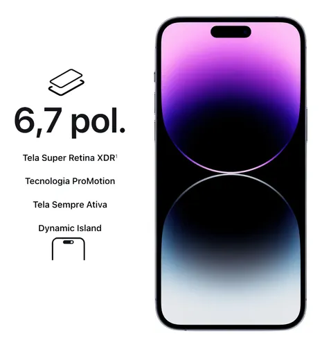 Apple Iphone 14 Pro Max Roxo 128gb 6gb Ram /oferta Única Top (Novo