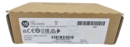 Allen Bradley 1762-ow16 Relay De Salida Original