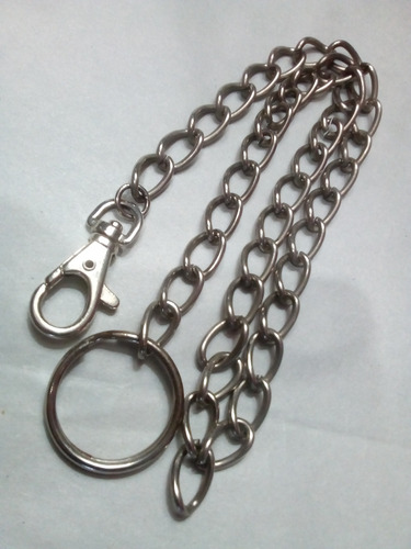 Cadena Antigua, Reloj Bolsillo, Llavero 57cm Imperdible (Usado)