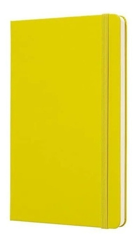 Caderno Moleskine Clássico, Amarelo, Capa Dura, Sem Pauta, G