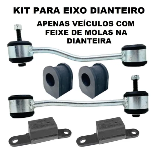 Kit Bieleta Bucha Batente Suspensão Dianteira F4000 00 A 19