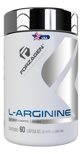 Forzagen Essentials L-arginine 60 Caps | Vasodilatador 