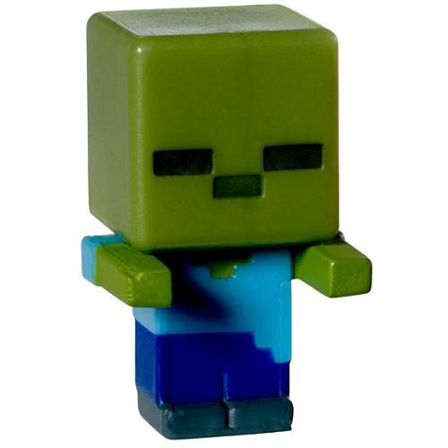 Mini Figura De Acción Zombie Minecraft  Serie 2 Mattel