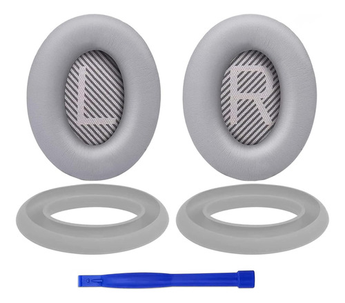 Almohadillas Para Auriculares Bose (qc45 Y Otros), Gris