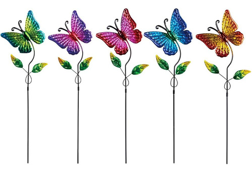 5 Pack Mariposas Decorativas Jardín, Decoración De Me...