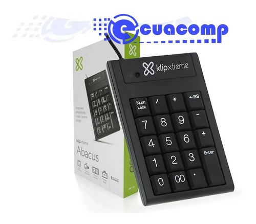 Imagen 1 de 1 de Teclado Numerico Klip Xtreme Knp-100 Usb Para Pc O Laptop