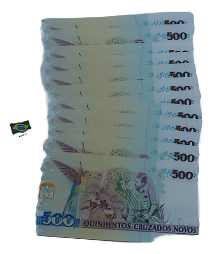 12 Cédulas: 500 Cruzados C/carimb Sequenciais - 1990 . (Usado)