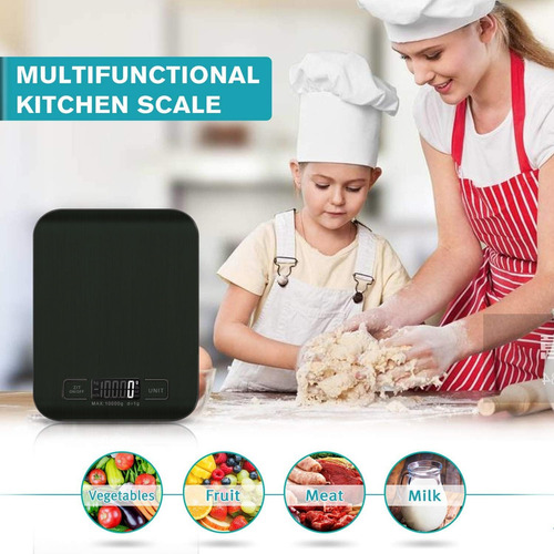 Balanza Digital Cocina 5kg Precisión 1g Con Pantalla Lcd