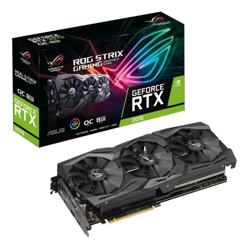 Placa De Video Asus Rog Strix Rtx 2070 O8g Gaming Oc Gddr6