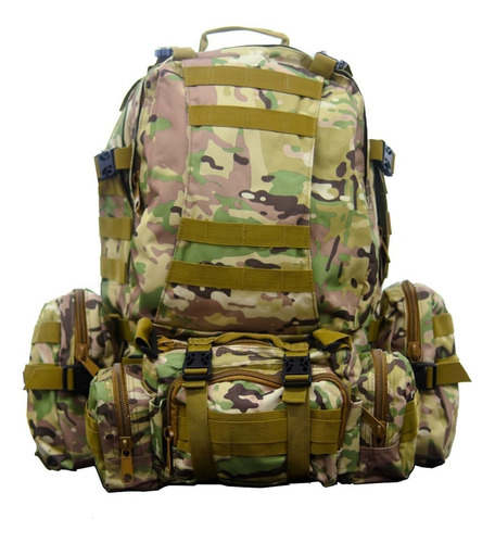 Mochila Bagpack Bg01-multicam 65l Ejercito Montaña Trekking