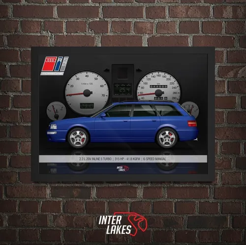 comprar Quadro Audi Rs2 Avant - Interior Interlakes - Tam. A3