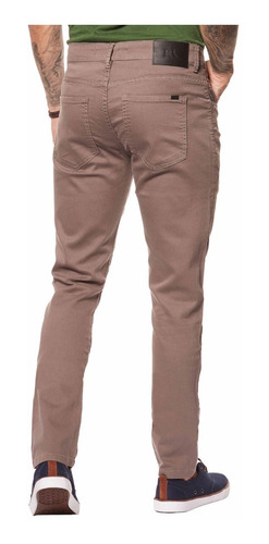 Imagem 5 de 9 de Calça Masculina Casual Skinny Sarja Color Reserva