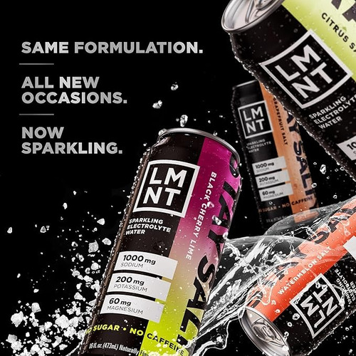 Drink Lmnt- Lmnt Agua Con Electrolitos Con Gas