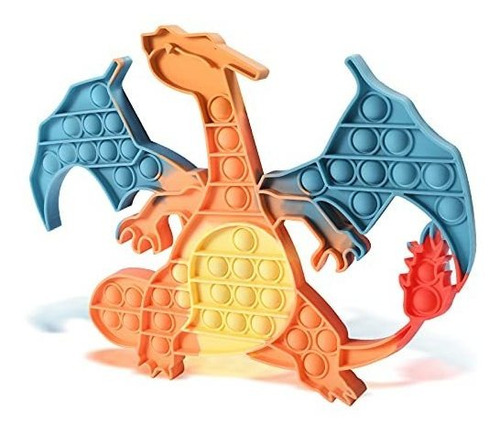 2 Pack Dinosaurio Pop Empuje It Fidget Toys Jumbo Pop 5t5vo