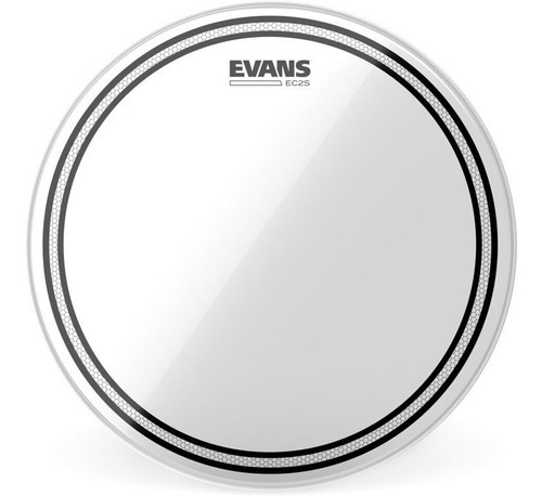 Parche De Tom 10 Pulgadas Evans Ec2s Clear Drumhead