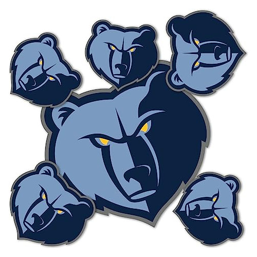 Calcomanía Oficial Licencia De Nba De Memphis Grizzlie...