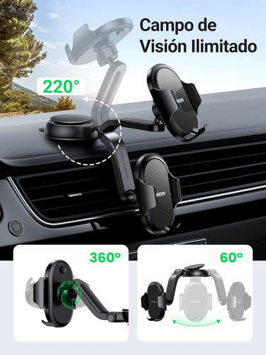 Soporte Ajustable Para Smartphone Ugreen, Color Negro 20473