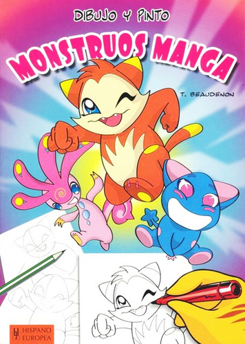Monstruos Manga Dibujo Y Pinto - Libro Nuevo - Envio En Dia