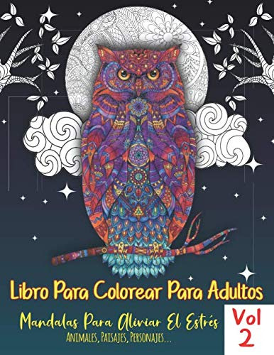 Libro Para Colorear Para Adultos Mandaas Para Aliviar El Est