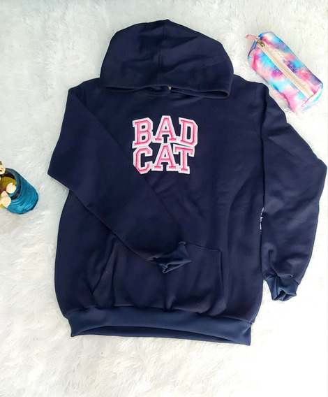 Moletom Estilo Americano  Blusa Feminina Bad Cat Usado 29062816