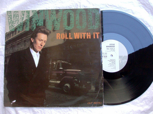 Steve Winwood - Roll With It / Vinilo Maxi Ingles 1988 Ex