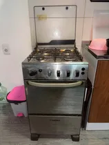 Comprar Cocina A Gas Con Encendido Electrónico, Horno Y 4 Hornallas