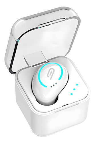 In-ear Auricular Único Bluetooth Con Caja De Carga Con Micro
