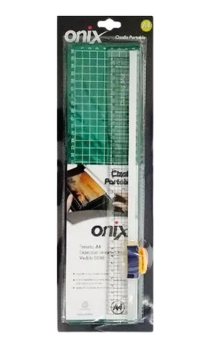 Cizalla Guillotina Portatil A4 Onix Con Tabla De Corte Sx901