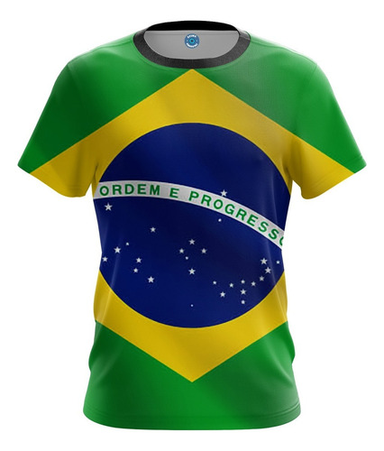 Camisa Camiseta Brasil Ordem E Progresso Arte Nacional 1